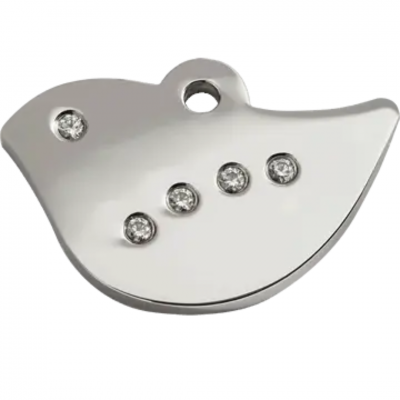 Medalioane Caini Swarovski Bird Red Dingo