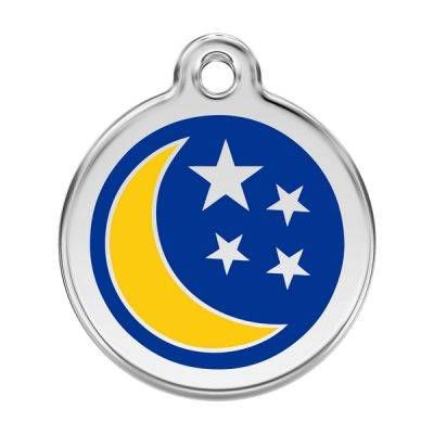 Medalioane Caini Moon & Stars Dark Blue Red Dingo