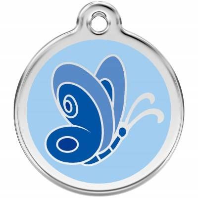 Medalioane Caini Butterfly Blue Red Dingo